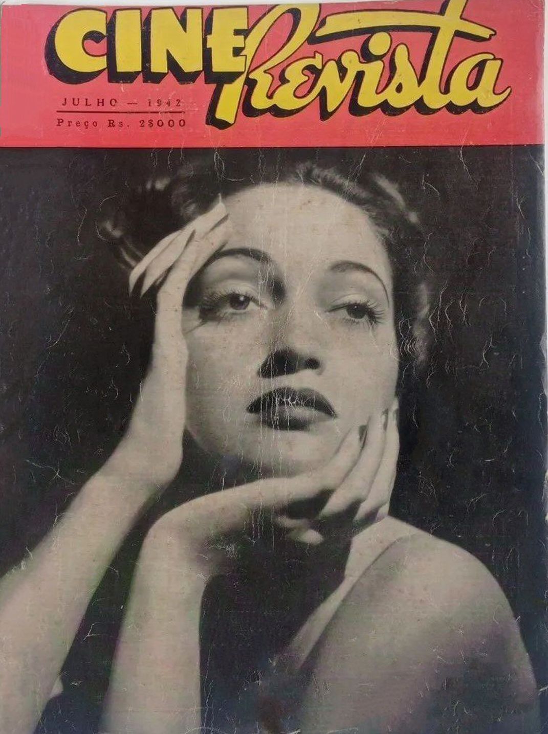 CINE REVISTA magazine side cover July 1942