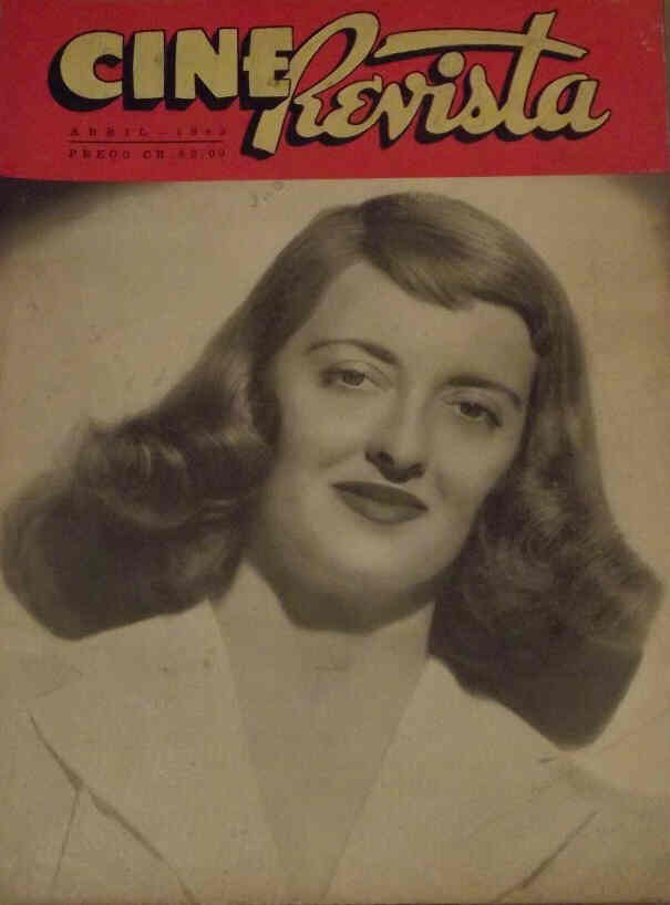 CINE REVISTA magazine side cover April 1943