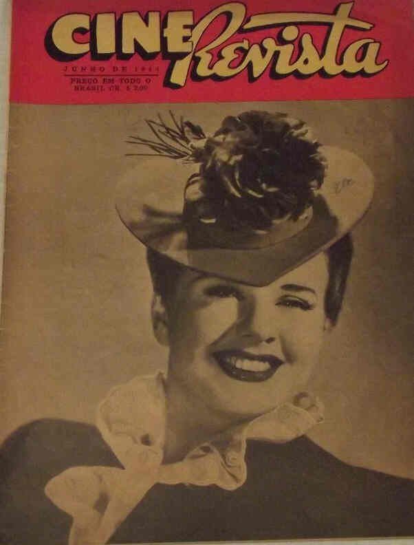 CINE REVISTA magazine side cover June 1944