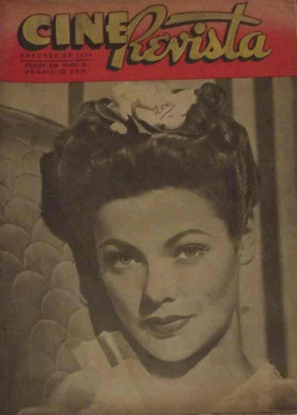 CINE REVISTA magazine side cover October 1944