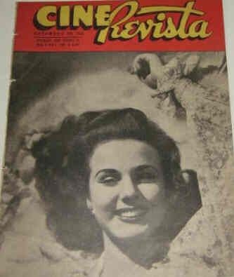 CINE REVISTA magazine side cover December 1944