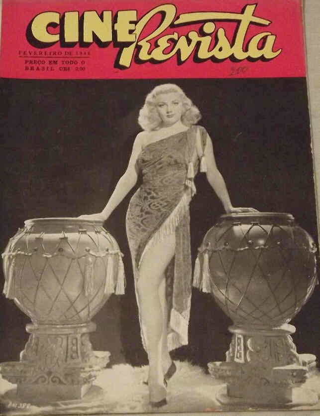 CINE REVISTA magazine side cover February 1946