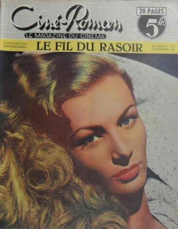 CINE-ROMAN magazine side cover Issue 124 17 October 1947