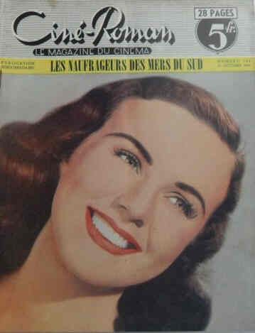 CINE-ROMAN magazine side cover Issue 126 31 October 1947