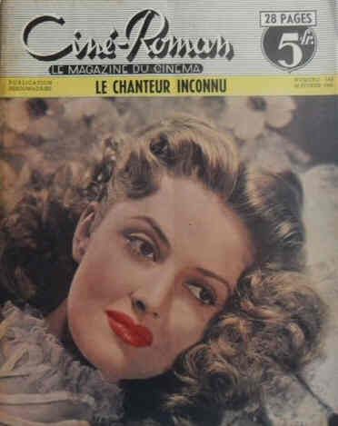 CINE-ROMAN magazine side cover Issue 142 22February 1948