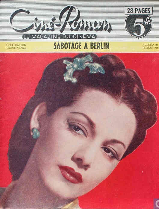 CINE-ROMAN magazine side cover Issue 145 14 March 1948