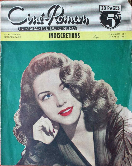 CINE-ROMAN magazine side cover Issue 150 18 April 1948