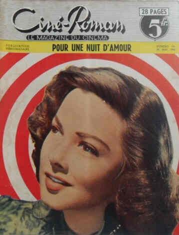CINE-ROMAN magazine side cover Issue 156 30 May 1948