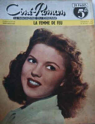 CINE-ROMAN magazine side cover Issue 167 15 August 1948