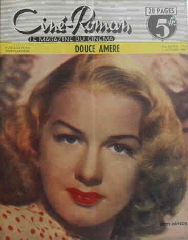 CINE-ROMAN magazine side cover Issue 174 3 October 1948
