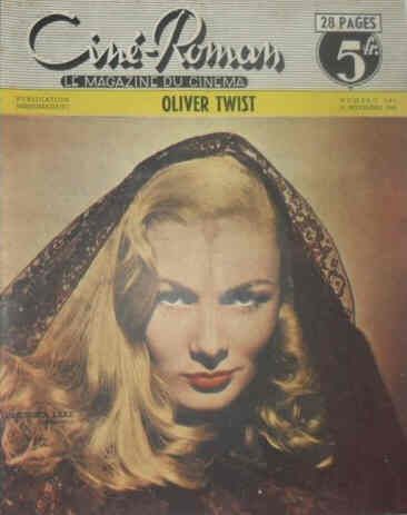 CINE-ROMAN magazine side cover Issue 181 21 November 1948
