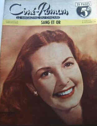 CINE-ROMAN magazine side cover Issue 182 28 November 1948
