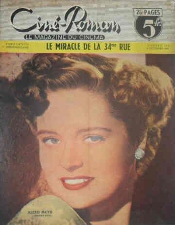CINE-ROMAN magazine side cover Issue 183 5 December 1948