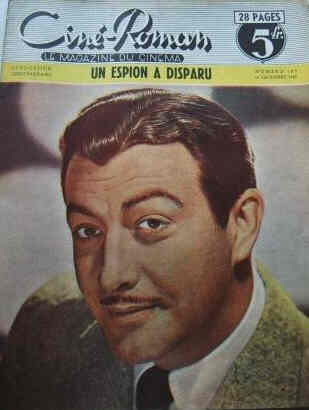 CINE-ROMAN magazine side cover Issue 185 19 December 1948
