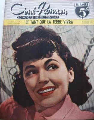 CINE-ROMAN magazine side cover Issue 187 2 January  1949