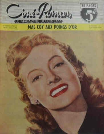 CINE-ROMAN magazine side cover Issue 188 9 January 1949