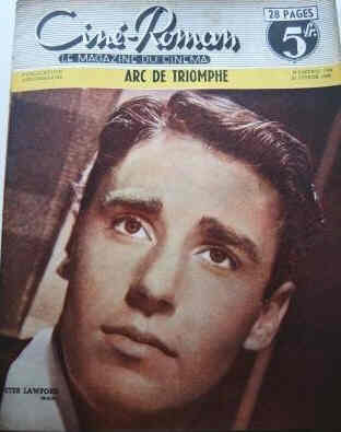 CINE-ROMAN magazine side cover Issue 194 20 February 1949
