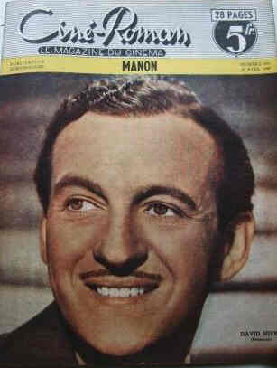 CINE-ROMAN magazine side cover Issue 201 10 April 1949