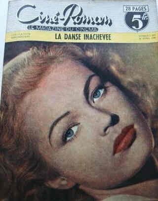 CINE-ROMAN magazine side cover Issue 203 24 April 1949