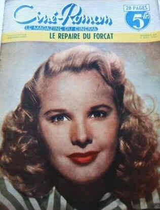 CINE-ROMAN magazine side cover Issue 205 8 May 1949