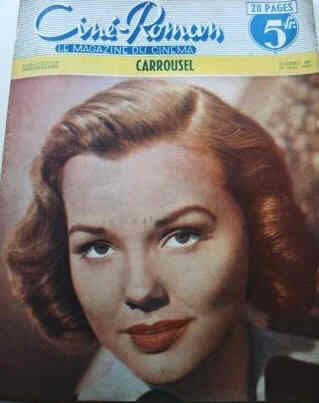 CINE-ROMAN magazine side cover Issue 206 15 May 1949