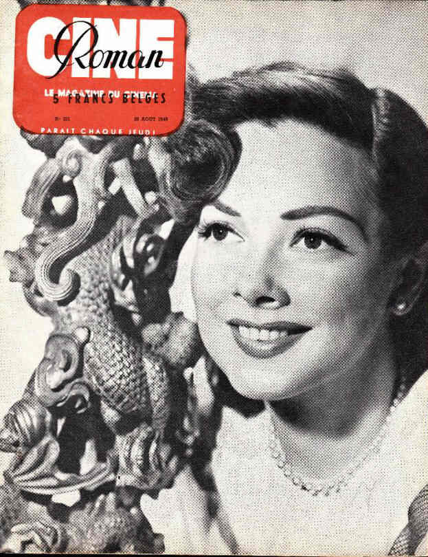 CINE-ROMAN magazine side cover Issue 221 28 August 1949