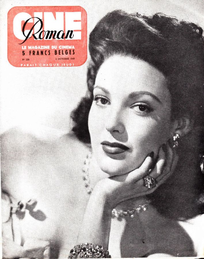 CINE-ROMAN magazine side cover Issue 226 2 October 1949