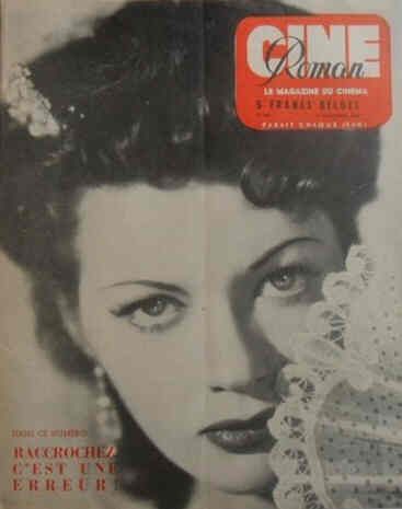 CINE-ROMAN magazine side cover Issue 236 11 December 1949