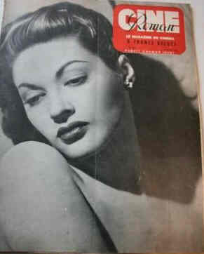 CINE-ROMAN magazine side cover Issue 238 25 December 1949