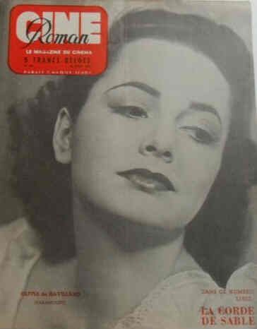 CINE-ROMAN magazine side cover Issue 255 23 April 1950