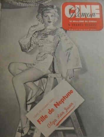 CINE-ROMAN magazine side cover Issue 262 11 June 1950