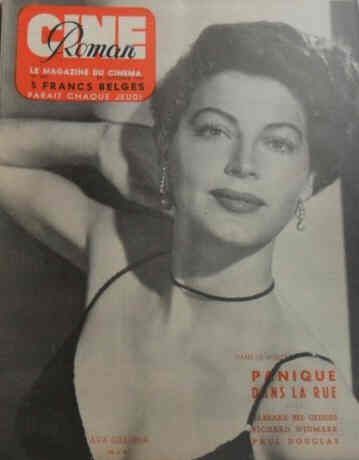 CINE-ROMAN magazine side cover Issue 282 29 October 1950