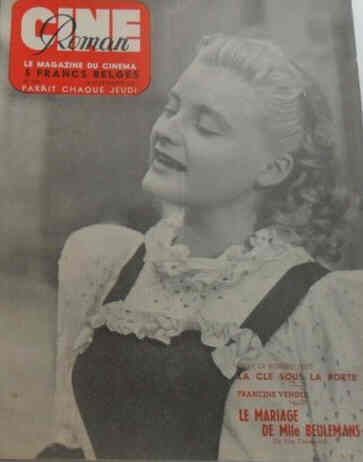 CINE-ROMAN magazine side cover Issue 284 12 November 1950