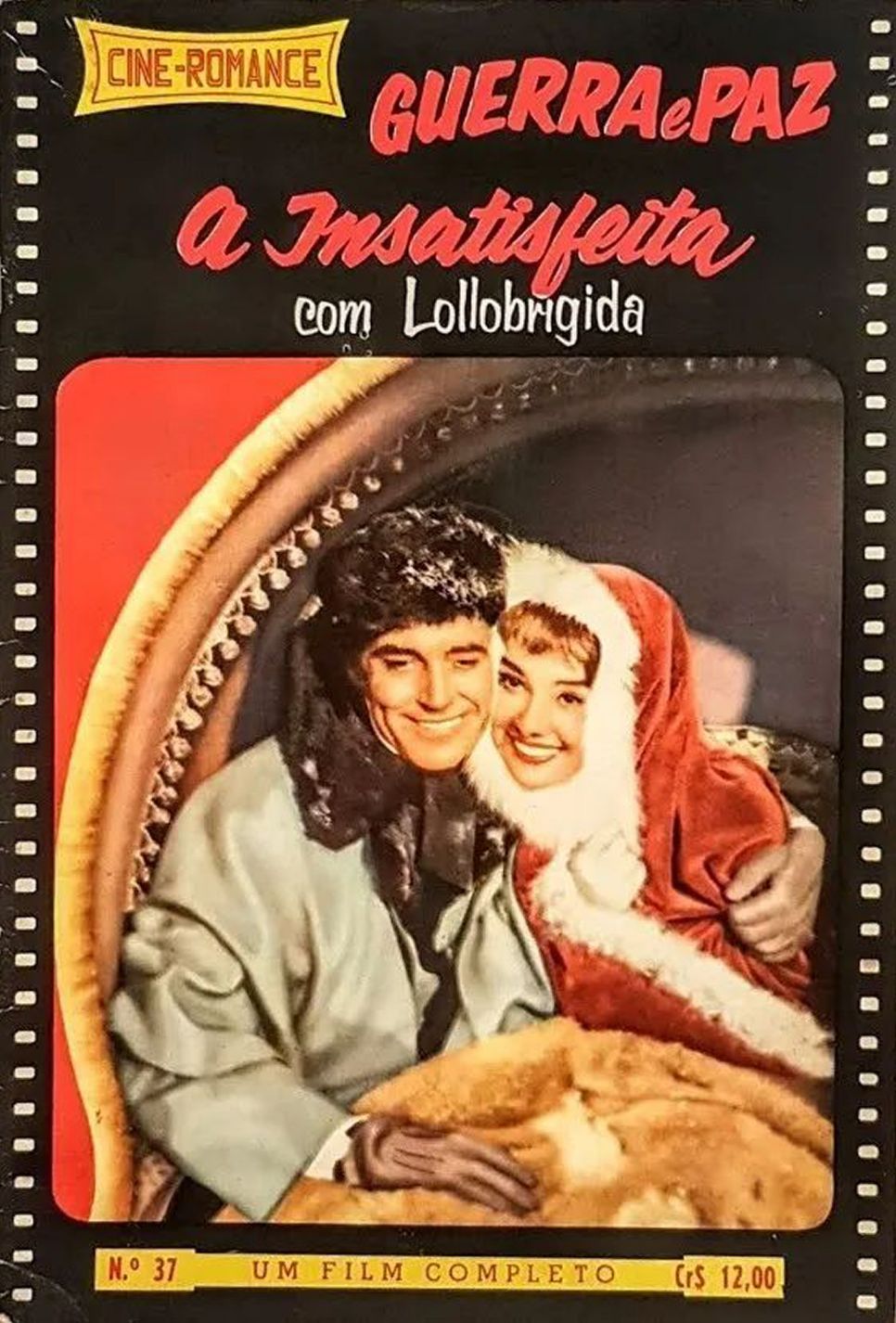 CINE ROMANCE (Br) magazine side cover Issue 37  