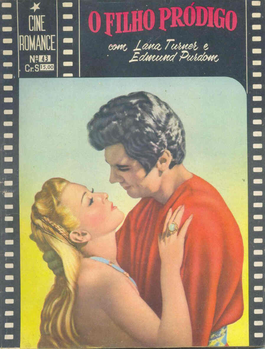 CINE ROMANCE (Br) magazine side cover Issue 43  