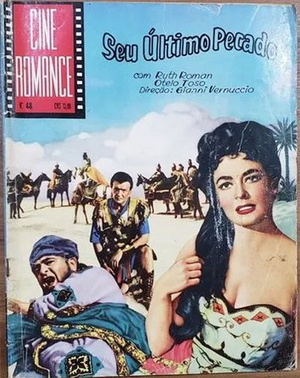 CINE ROMANCE (Br) magazine side cover Issue 48  