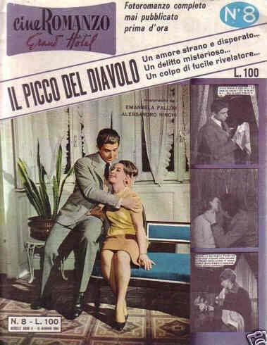 CINE ROMANZO GRAND HOTEL magazine side cover Issue 8 June 1964