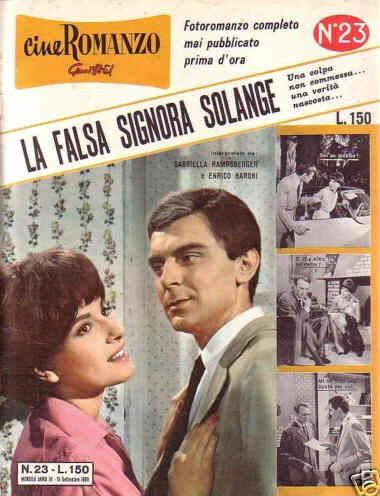 CINE ROMANZO GRAND HOTEL magazine side cover Issue 23  1965