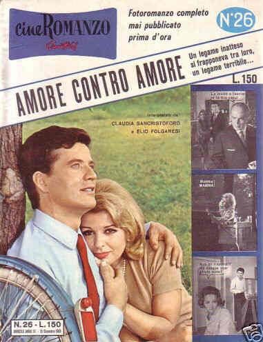 CINE ROMANZO GRAND HOTEL magazine side cover Issue 26  1965