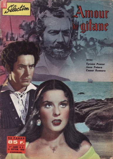 CINE SELECTION magazine side cover Issue 9 15 September 1958