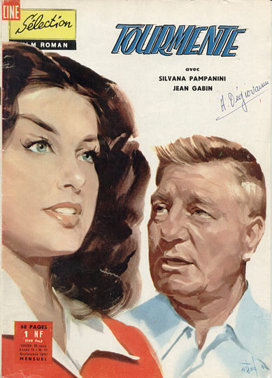 CINE SELECTION magazine side cover September 1961