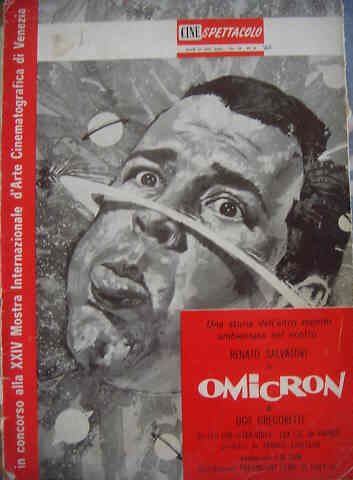 CINE SPETTACOLO magazine side cover October 1963
