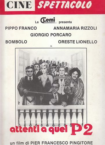CINE SPETTACOLO magazine side cover Issue 1/2  1982