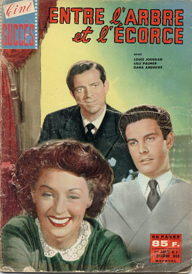 CINE SUCCES magazine side cover Issue 1 October 1958