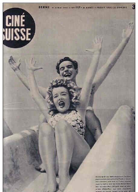 CINE SUISSE magazine side cover Issue 117 8 May 1943