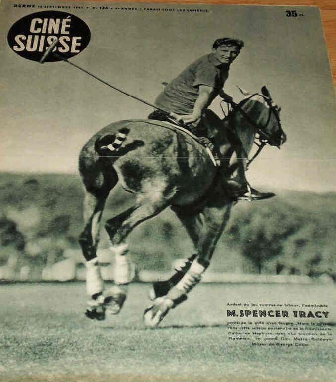 CINE SUISSE magazine side cover Issue 136 18 September 1943