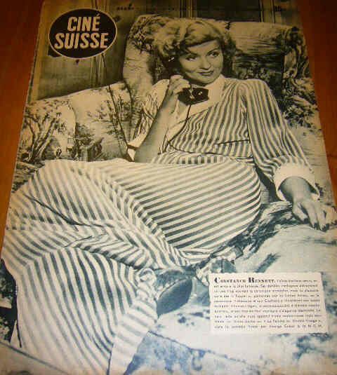 CINE SUISSE magazine side cover Issue 109  1943