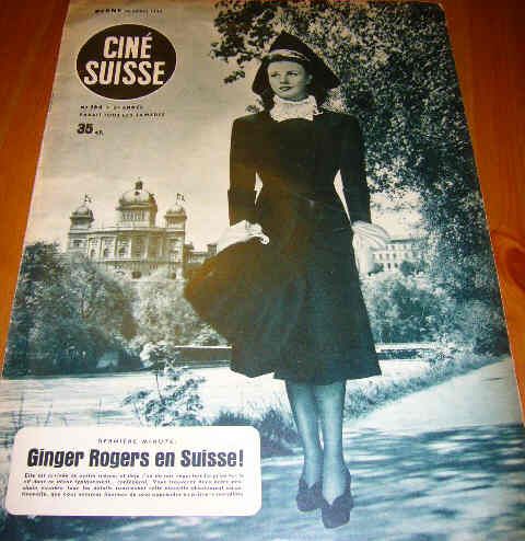 CINE SUISSE magazine side cover Issue 164  1944