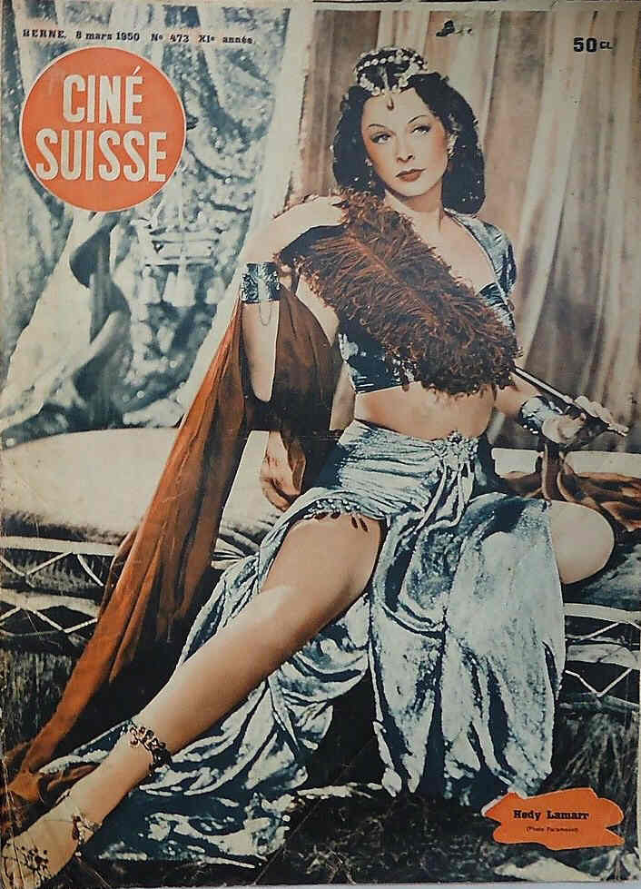 CINE SUISSE magazine side cover Issue 473 6 March 1950
