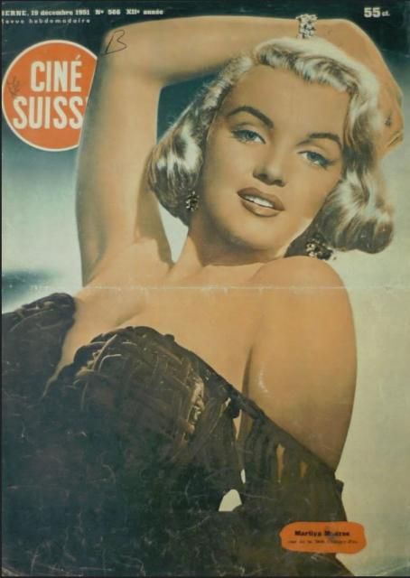 CINE SUISSE magazine side cover Issue 566 19 December 1951